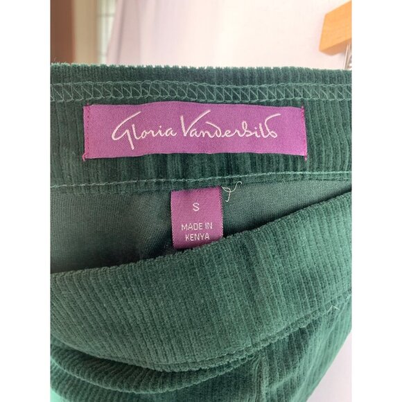 Gloria Vanderbilt Corduroy Pants S Green - Picture 5 of 6